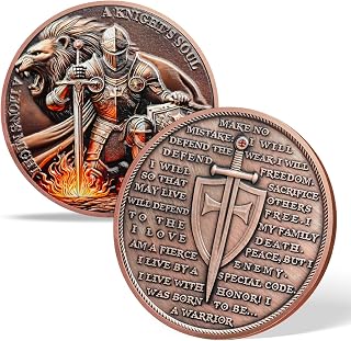 AtSKnSK Knights Templar Challenge Coin (The Knights and Lions)