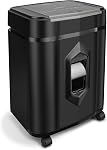 Aurora Niveau professionnel AU125MA 120-Sheet Papier micro-cut à alimentation automatique haute sécurité Shredder/60 Procès-verbal/niveau de sécurité P-5