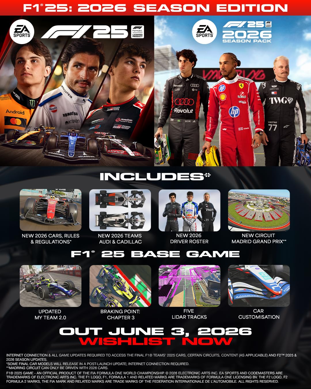 F1 25: 2026 Season Edition PC Win Download Code EA App Deutsch