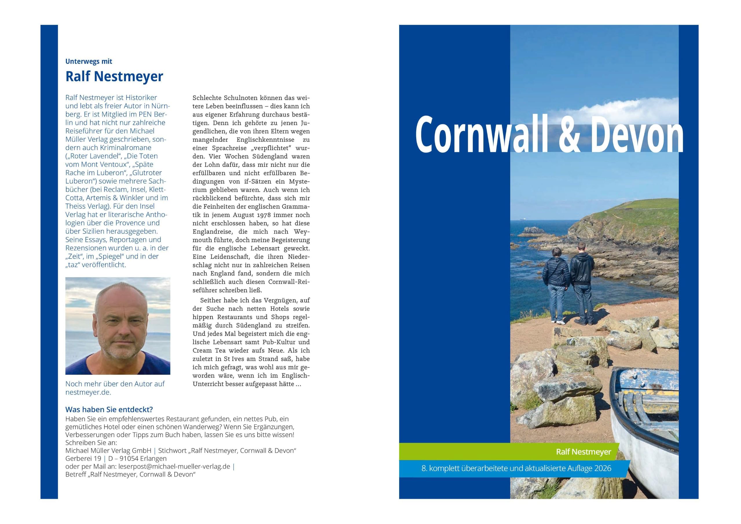 MICHAEL MÜLLER Reiseführer Cornwall & Devon: 100% authentisch, aktuell und vor Ort recherchiert. Inkl. Faltkarte & App. (MM-Reisen)