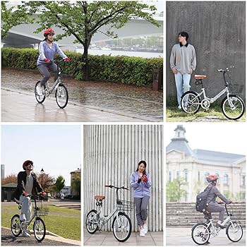 MYPALLAS 折りたたみ自転車 ホワイト/ブラック　引き取りor着払い Amazon | MYPALLAS(マイパラス) 折畳自転車20インチ シマノ製