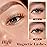 Higu clace Magnetic Eyelashes with Applicator, 1 Pair Reusable Magnetic Lashes Without Eyeliner, Magnetic Eyelashes Natural Look, No Glue Needed (XTY-N)