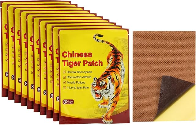 80pcs Back Pain Patches, Self-adhesive Pain Relief Plaster Chinese Herbal Plaster for Neck Muscle Waist Leg Joint Pain Relief Treatment Health Care Patch