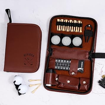 Personalised Golf Accessories Set, Custom Golf Gift Set, Engraved Golf Tees, Lawn Tools, Ball Marker Set, Gifts for Golfers