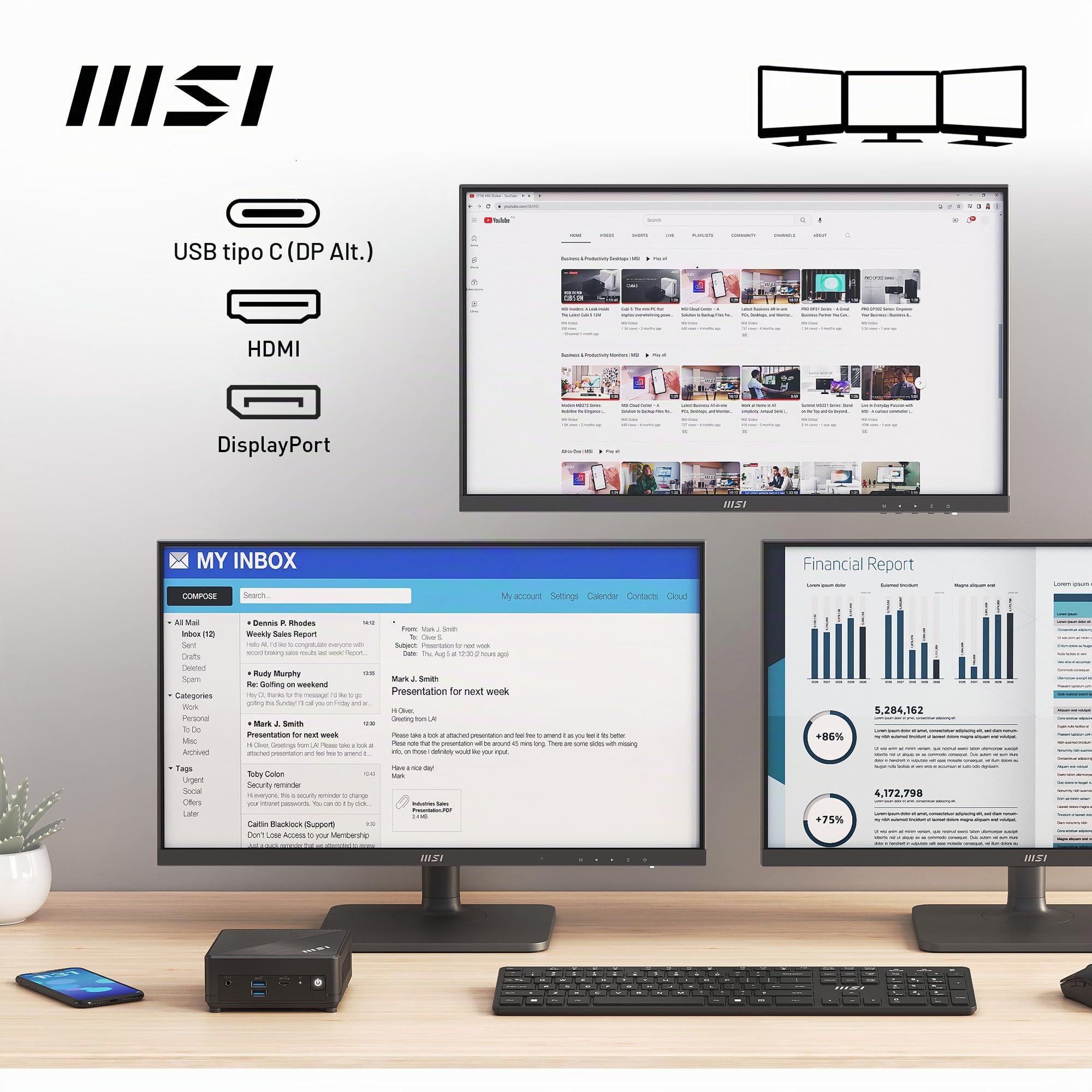 Notebook Marca MSI Modelo MSI Mini PC Barebone Cubi N ADL-001BEU Intel N200