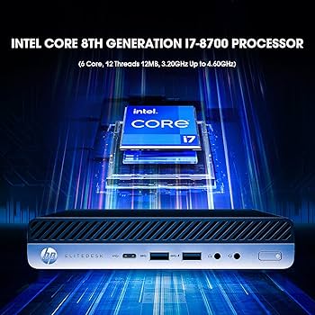 HP EliteDesk ミニPC Amazon.com: HP EliteDesk 800 G4 Mini Business Desktop - 8th