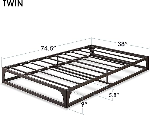 Miniatura 48 de Somier de cama individual Mellow 255 cm, con base de colchón de láminas de acero resistente Gris,Negro,https://www.amazon.com/dp/undefined