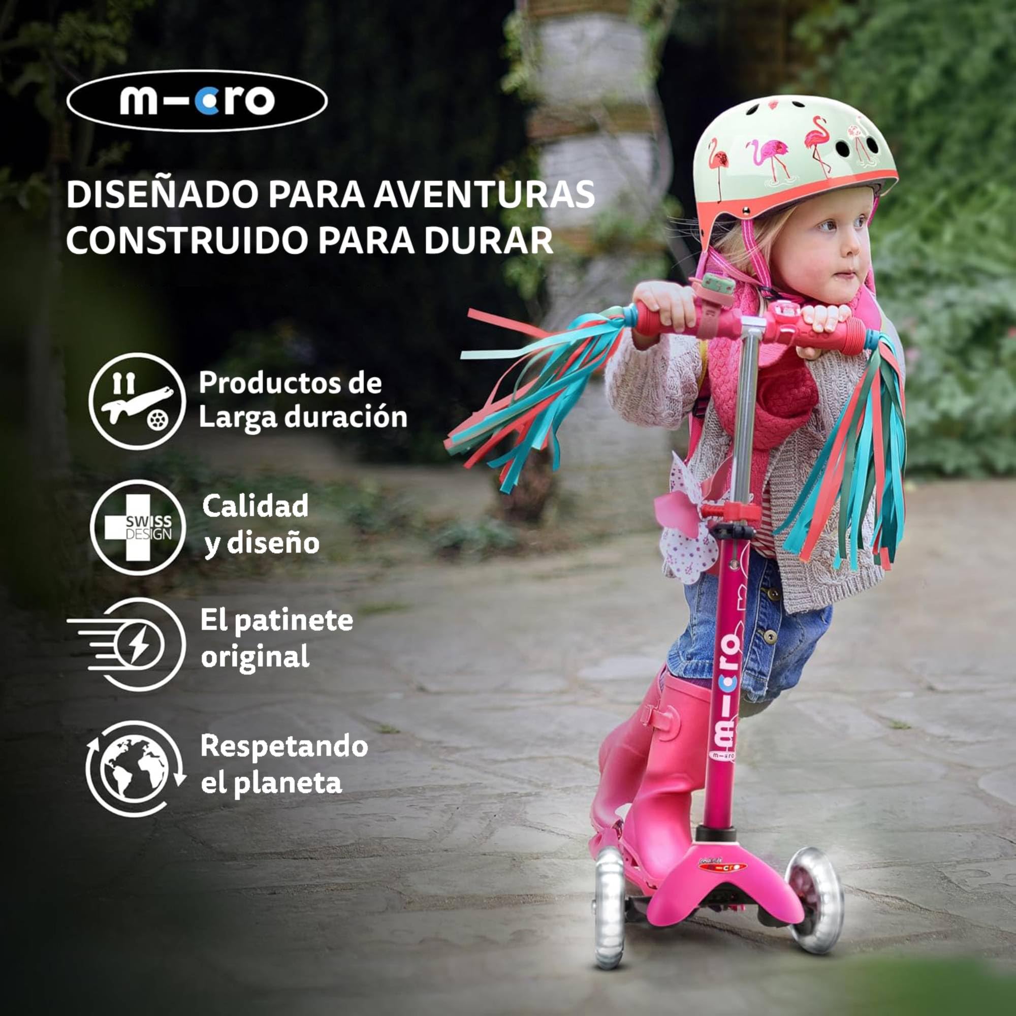 Micro® Abrazaderas para Manillar de patinetes Mini Maxi 2 Ruedas Repuesto Original