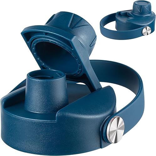 Miniatura 7 de Tapa para Hydro Flask de boca ancha de 40 onzas, tapas de repuesto compatibles con botella de agua de boca ancha Hydro Flask, tapa de boquilla
