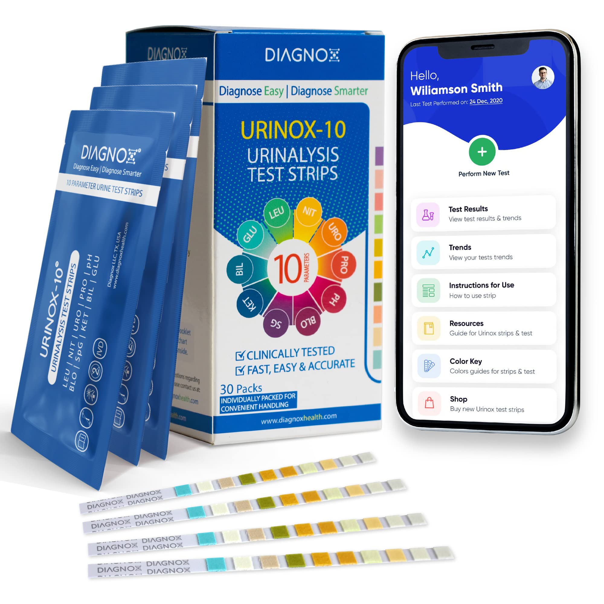 Buy Urinary Tract Infection Urine Test Strips UTI Test Strips for