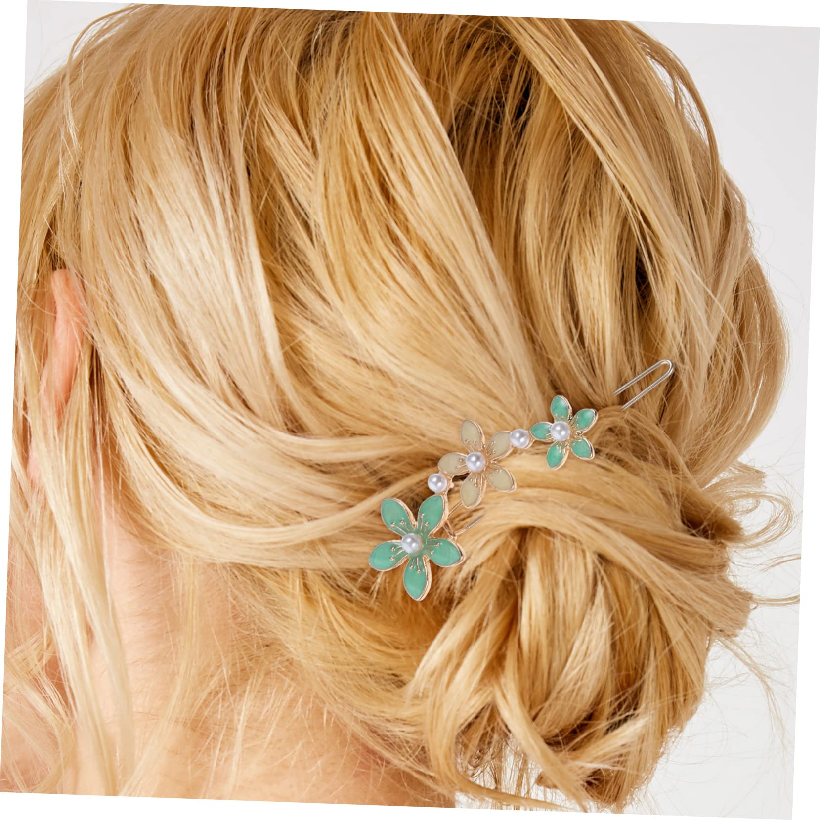 minkissy 20pezzi Fermagli Per Eleganti Metallo Con Fiori Perle Da Accessori Per Per Donne e Sposa Per Ogni Occasione e Stile Di Acconciatura