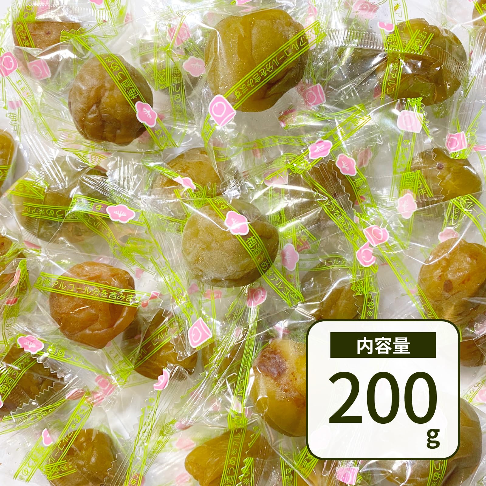 Amazon | 国内産 梅酒のカリカリ梅 ほんわか 梅酒うめ 200g(標準14粒