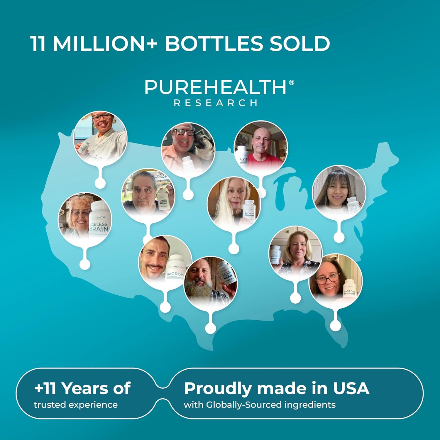 PUREHEALTH RESEARCH Bone Health Formula - for Bones, Joint & Skeletal Wellness - with Calcium, Magnesium, Zinc, Copper, Manganese, Potassium, Vitamin K2, D3, C & More for Women & Men - 150 Capsules