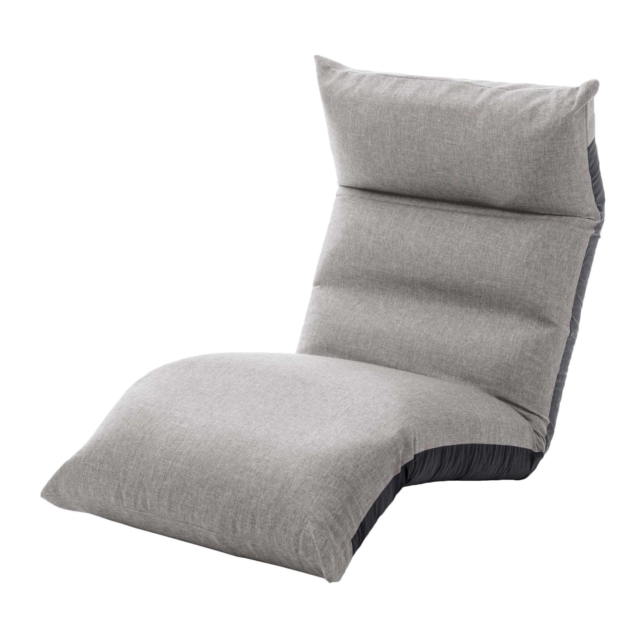 セルタン 座椅子 和の雲 上タイプ PVC レザー ブラウン 頭部脚部リクライニング 高反発 日本製 A193上R-595BR