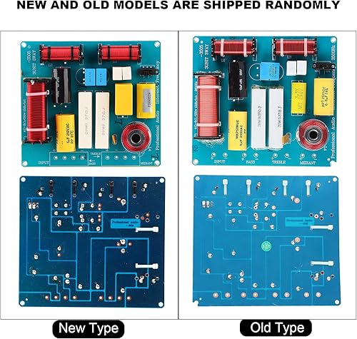 Miniatura 9 de Zerone Divisor de frecuencia de audio de altavoz de 300 W Filtros cruzados de 3 vías con graves agudos ajustables