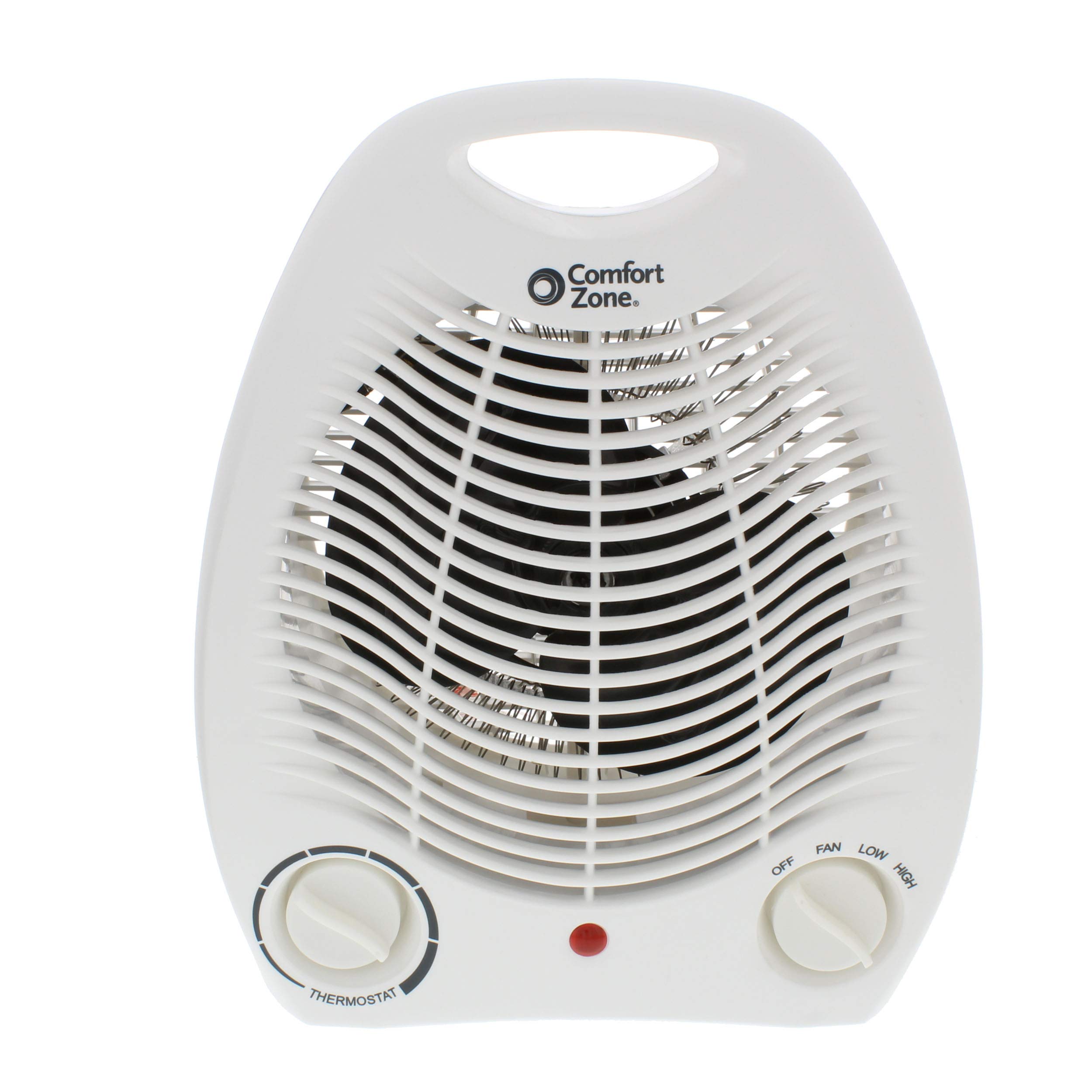 Comfort Zone, White CZ40 Fan-Forced Electric Portable Heater with Thermostat