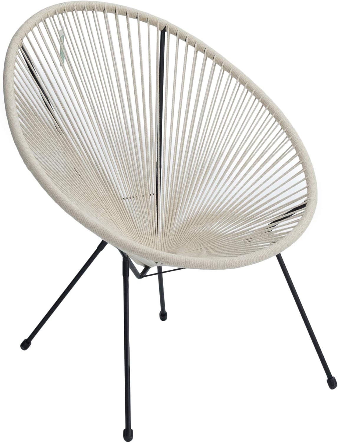 Shopisfy Organic Cotton Outdoor String Moon Chair - Natural : Amazon.co ...