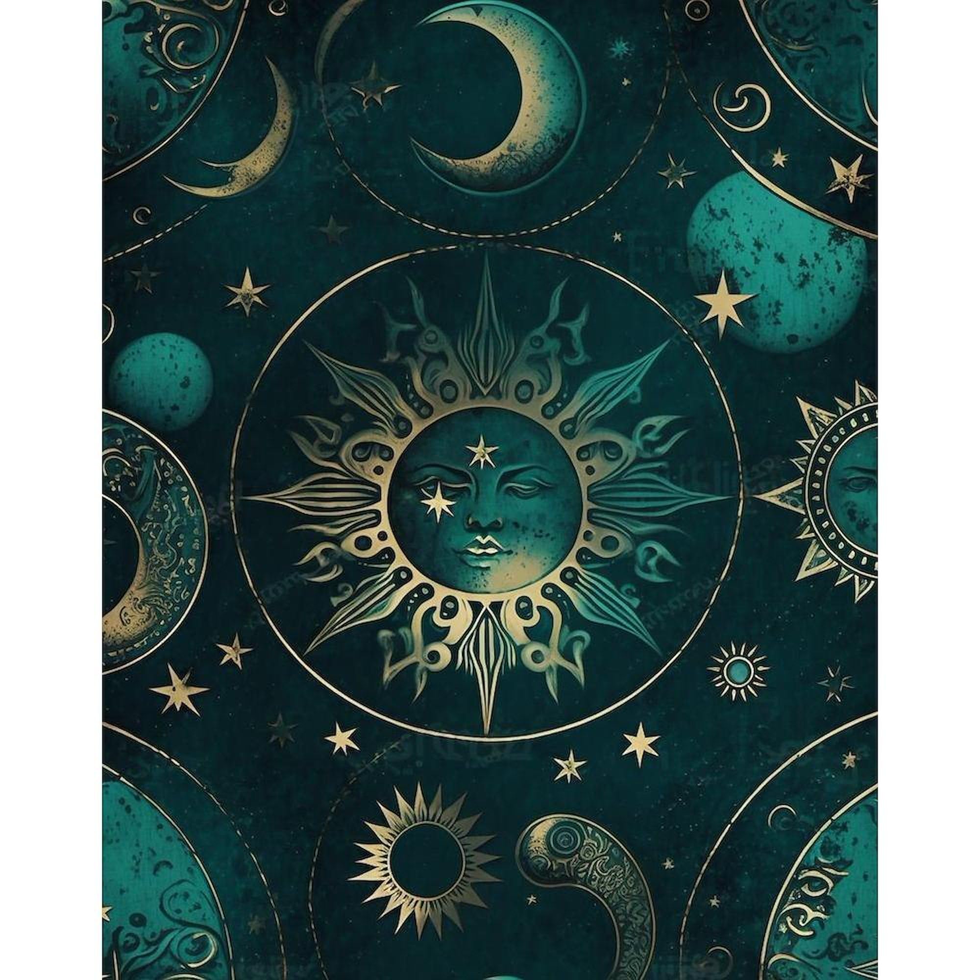 CafePress Celestial Moon Apparel and Home Décor Twin Duvet Cover, Printed Comforter Cover, Unique Bedding,