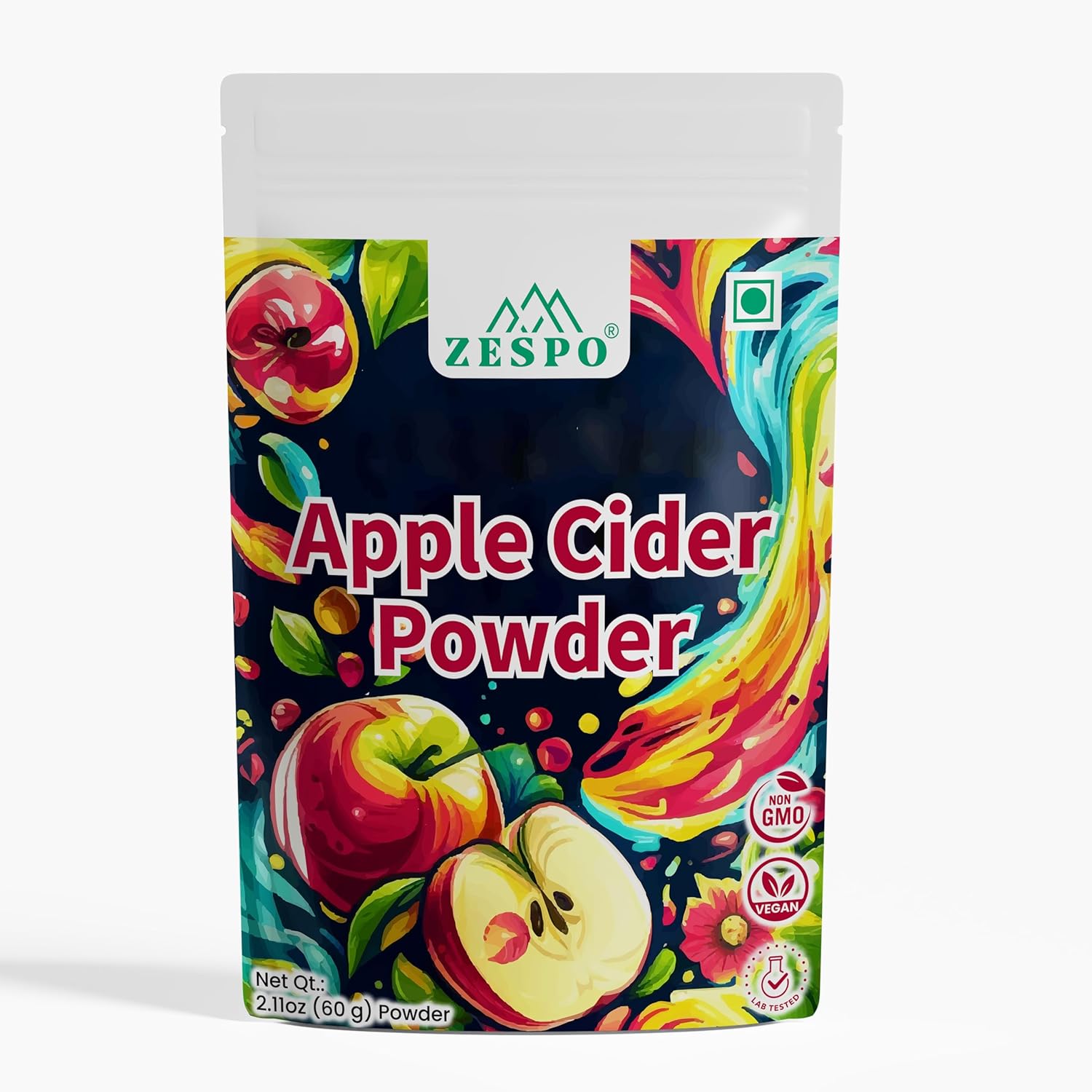 Zespo Apple Cider Vinegar Powder for Weight Loss Management Women & Men | Preservative-Free, Gluten-Free | Natural and Additive-Free – 60gm Zespo Apple Cider Vinegar Powder for Weight Loss Management Women & Men | Preservative-Free, Gluten-Free | Natural and Additive-Free – 60gm