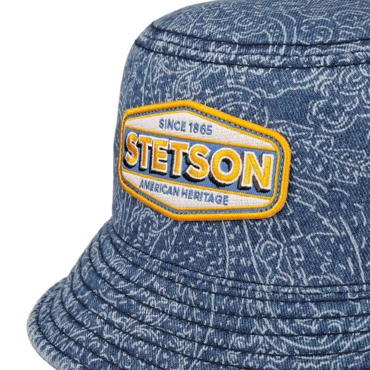 Stetson Paisley Logo Bob Pliable Unisexe Printemps Ete