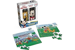 Mickey Mouse Jigsaw Puzzle Pack for Children (Ages 3-5)