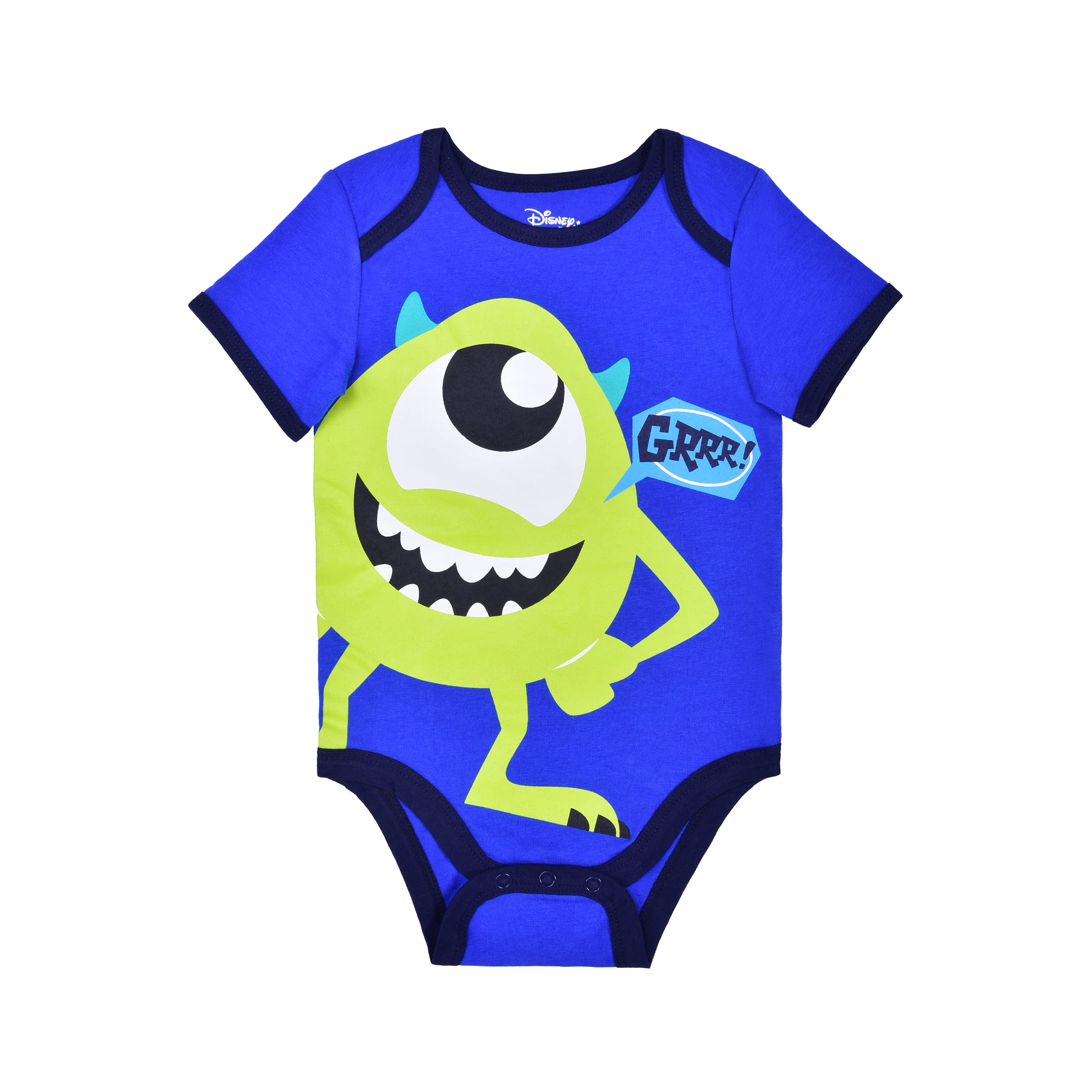 Disney Baby Boys' Monster Inc. Mike body i śliniak (3 sztuki)