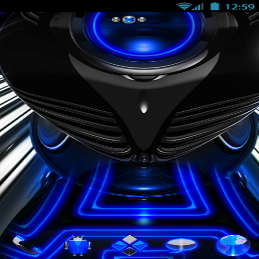 GLOW BLUE MAGIC THEME