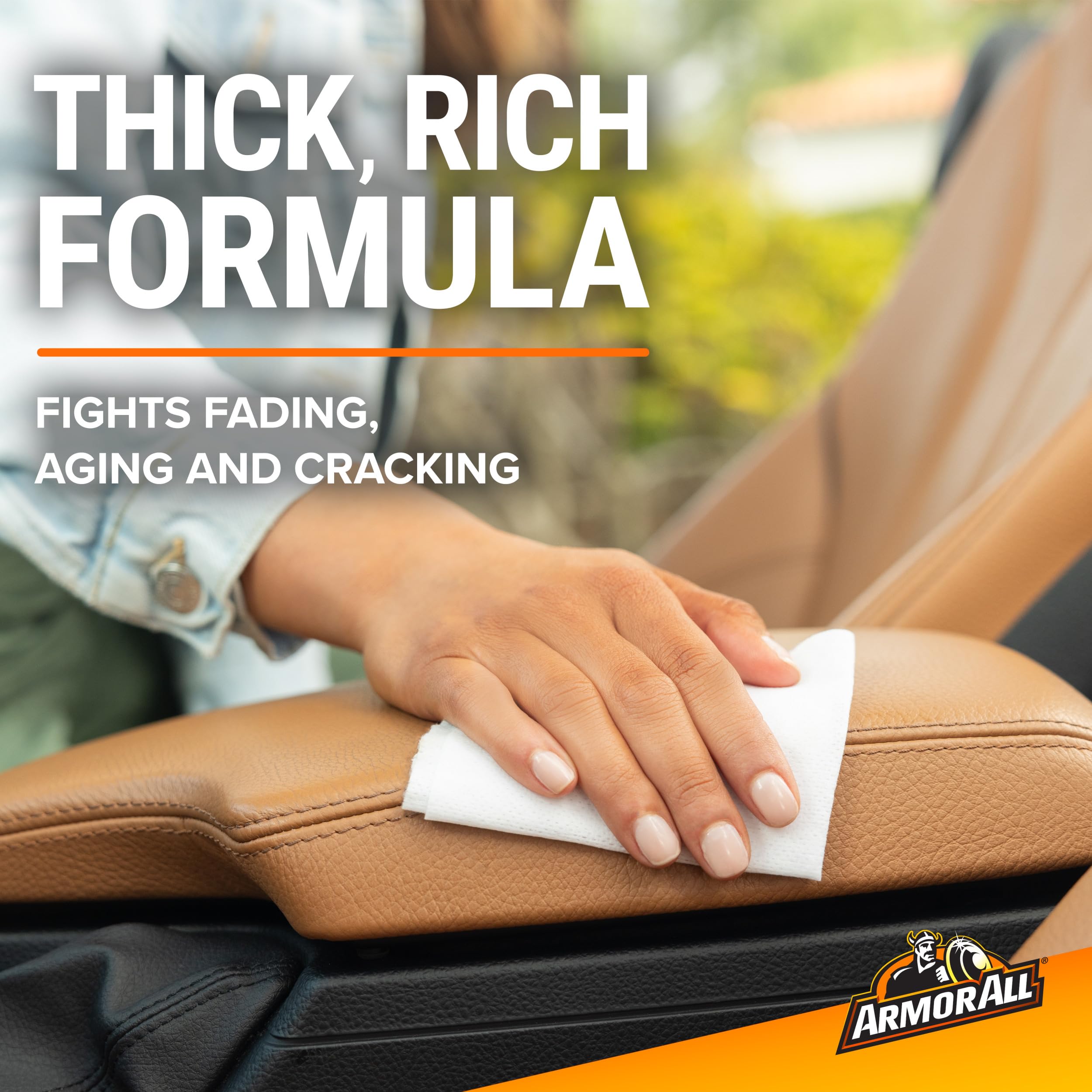 Armor All Interior Cleaner Car Leather Wipes by For Cleaning Cars Trucks and Motorcycles 20 Count — view 3