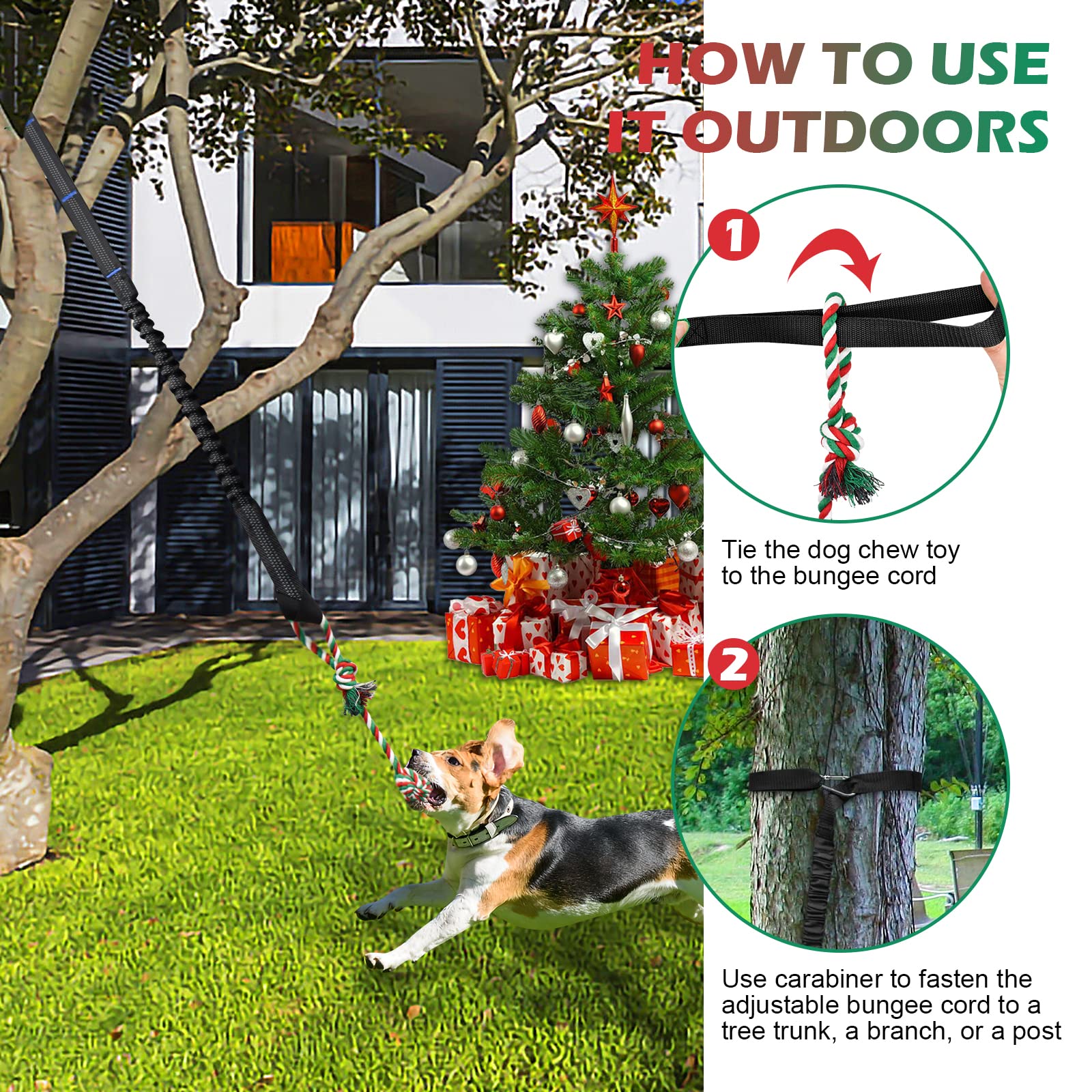 Dog Yard Toys Buy Dog Hanging Bungee Tug Toy: Interactive Tether Tug-of-War  For Pitbull &ap; Sall To Large Dogs... Dog Playground