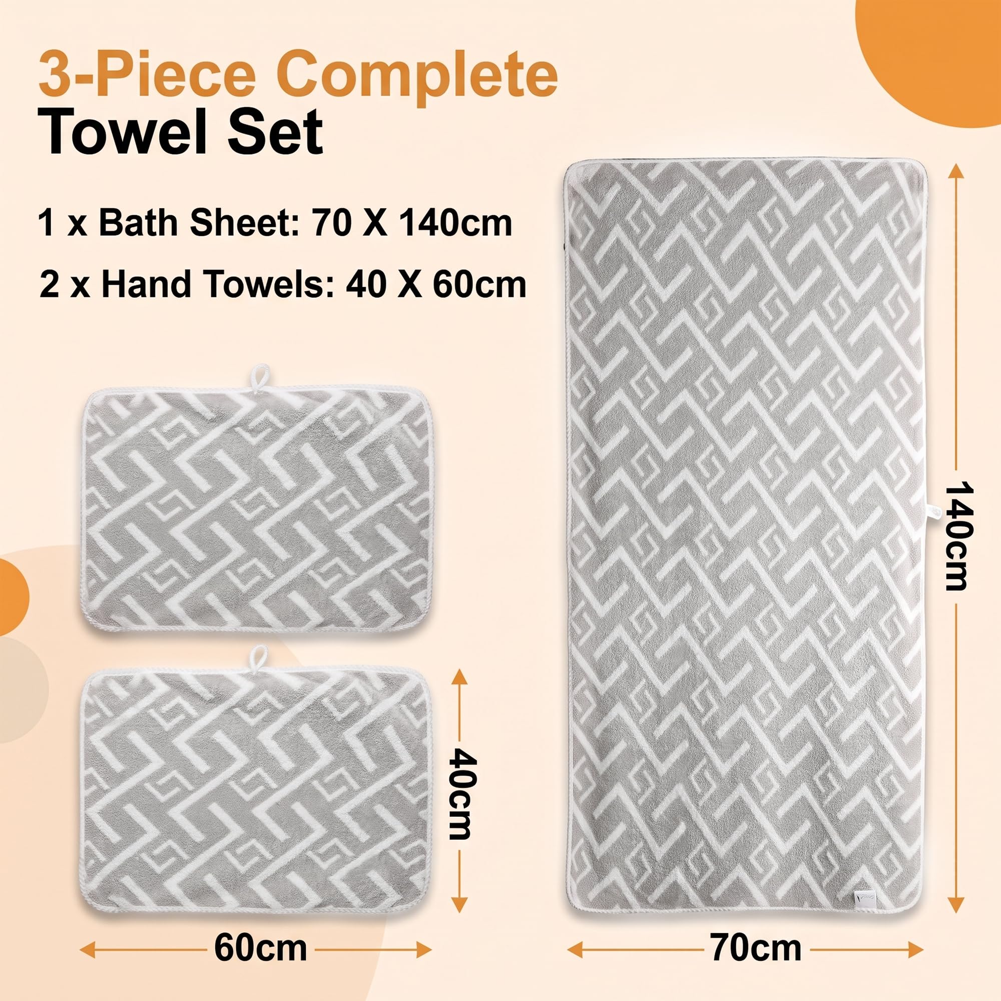 Story@Home Bath Towel Set - Luxury Gift for Gifting -2 Story@Home Bath Towel Set - Luxury Gift for Gifting -2