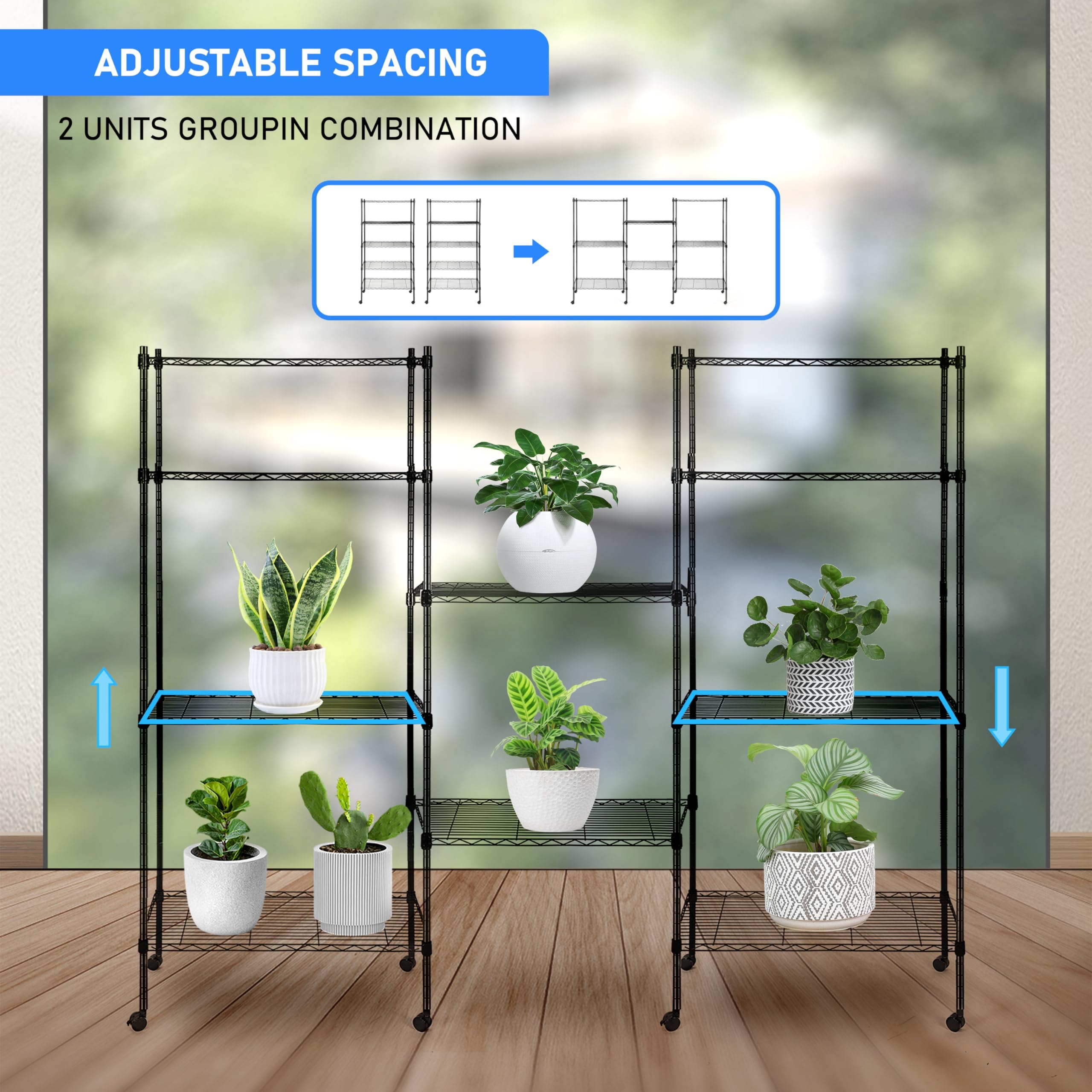 Amazon.com: Simple Deluxe 5-Tier Storage Shelves, 21