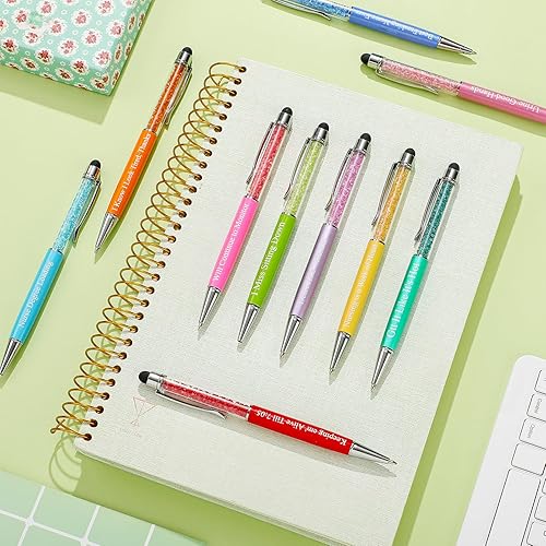 Miniatura 5 de BBTO 10 bolígrafos divertidos para enfermeras para el trabajo, tinta negra, regalos de agradecimiento de enfermería, bolígrafos a granel para