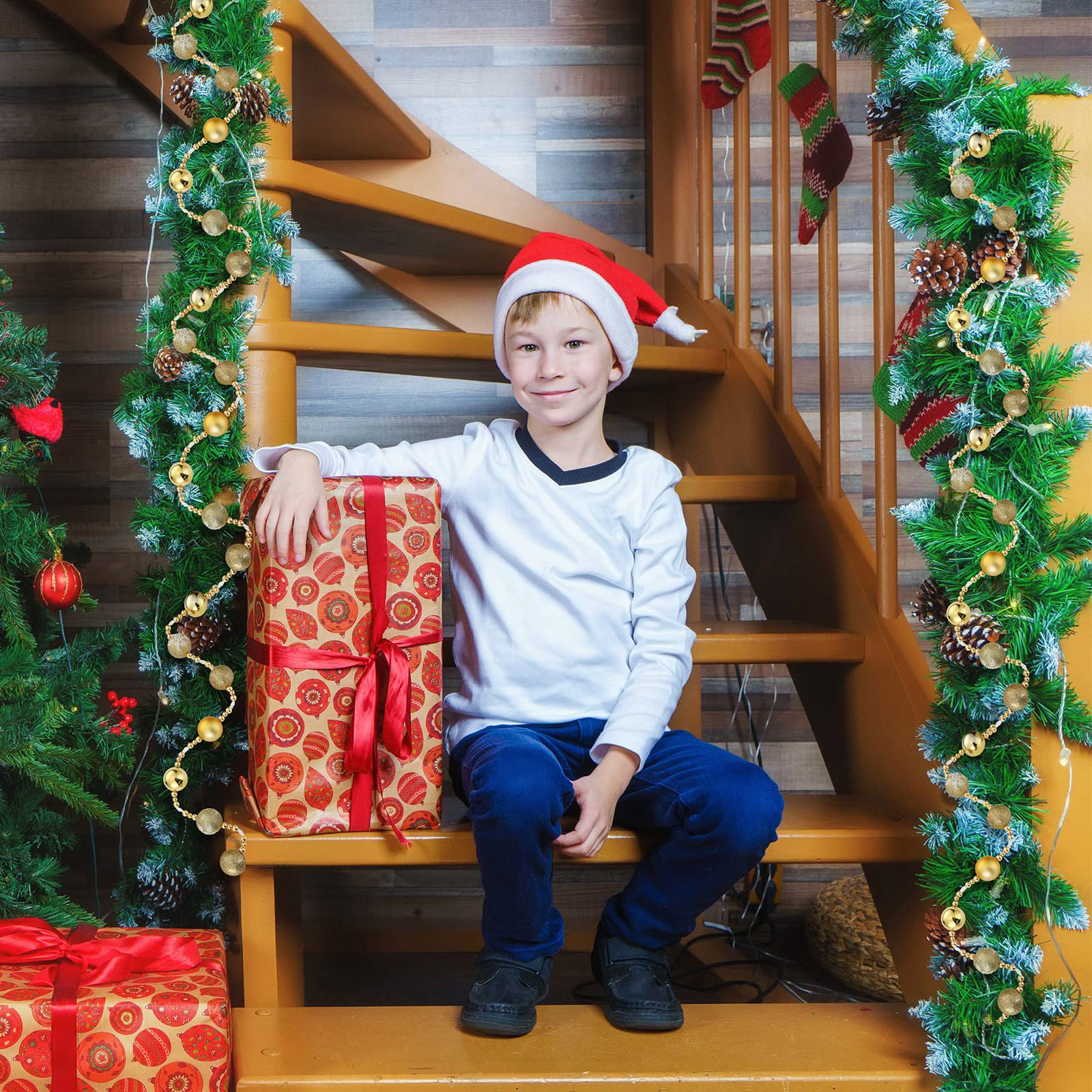 クリスマスガーランド　50㎝ Amazon.co.jp: クリスマスツリーガーランド 5フィート ボール