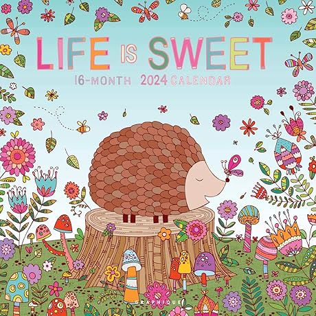 Graphique 2024 Life is Sweet Wall Calendar