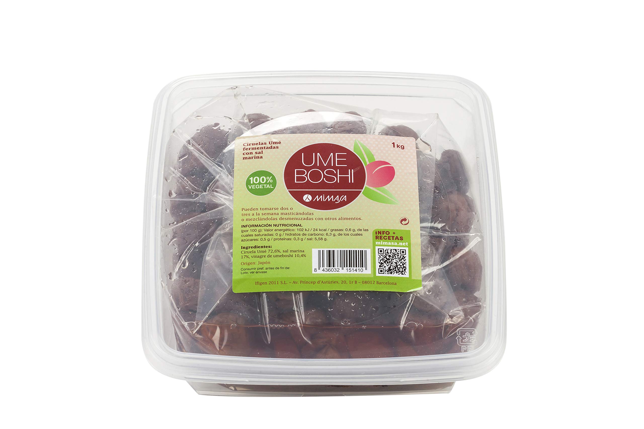 MIMASA Umeboshi Natural 1kg produkt do pielęgnacji do codziennej pielęgnacji