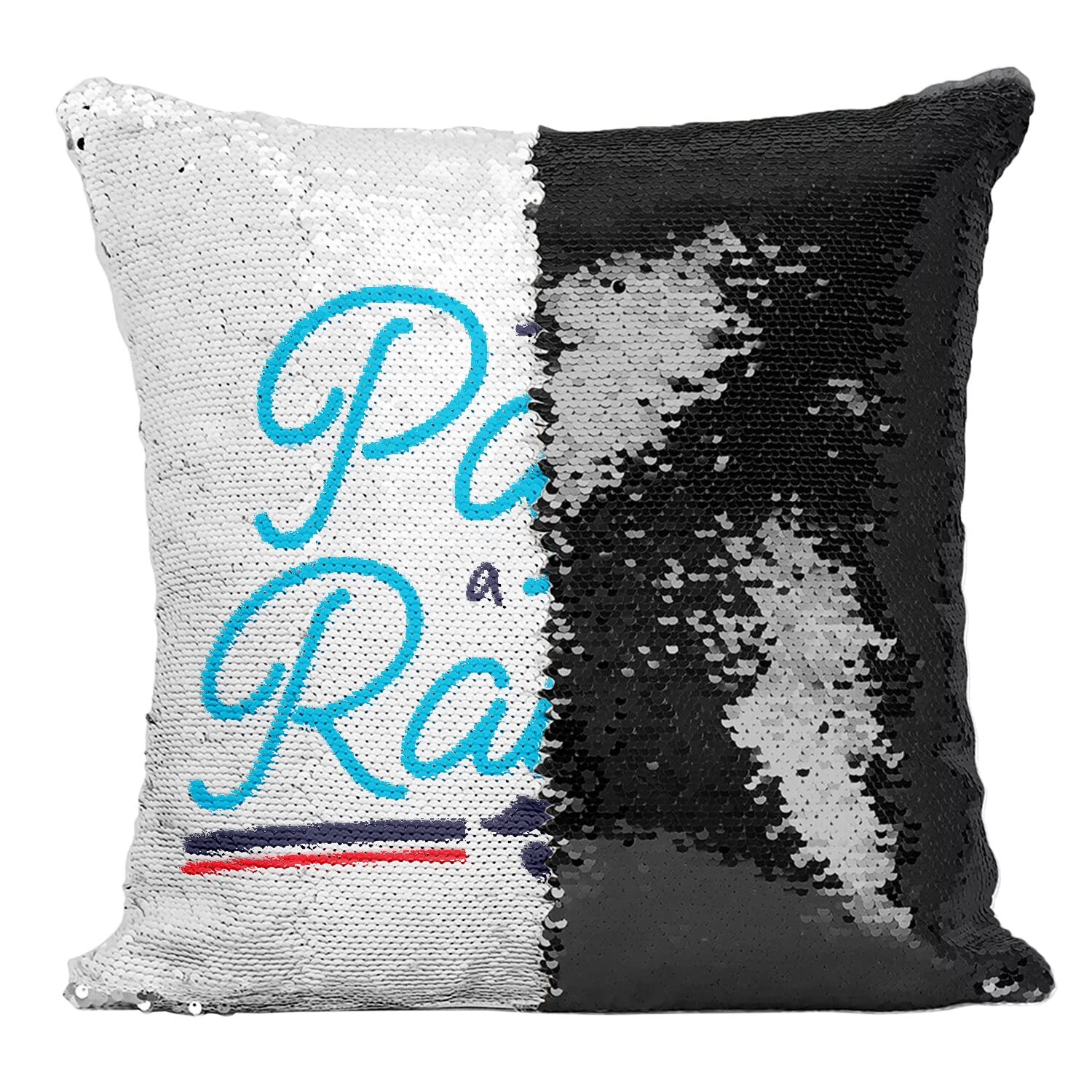 Coussin Sequin Noir Un Papa a Toujours Raison Tendresse et Complicité