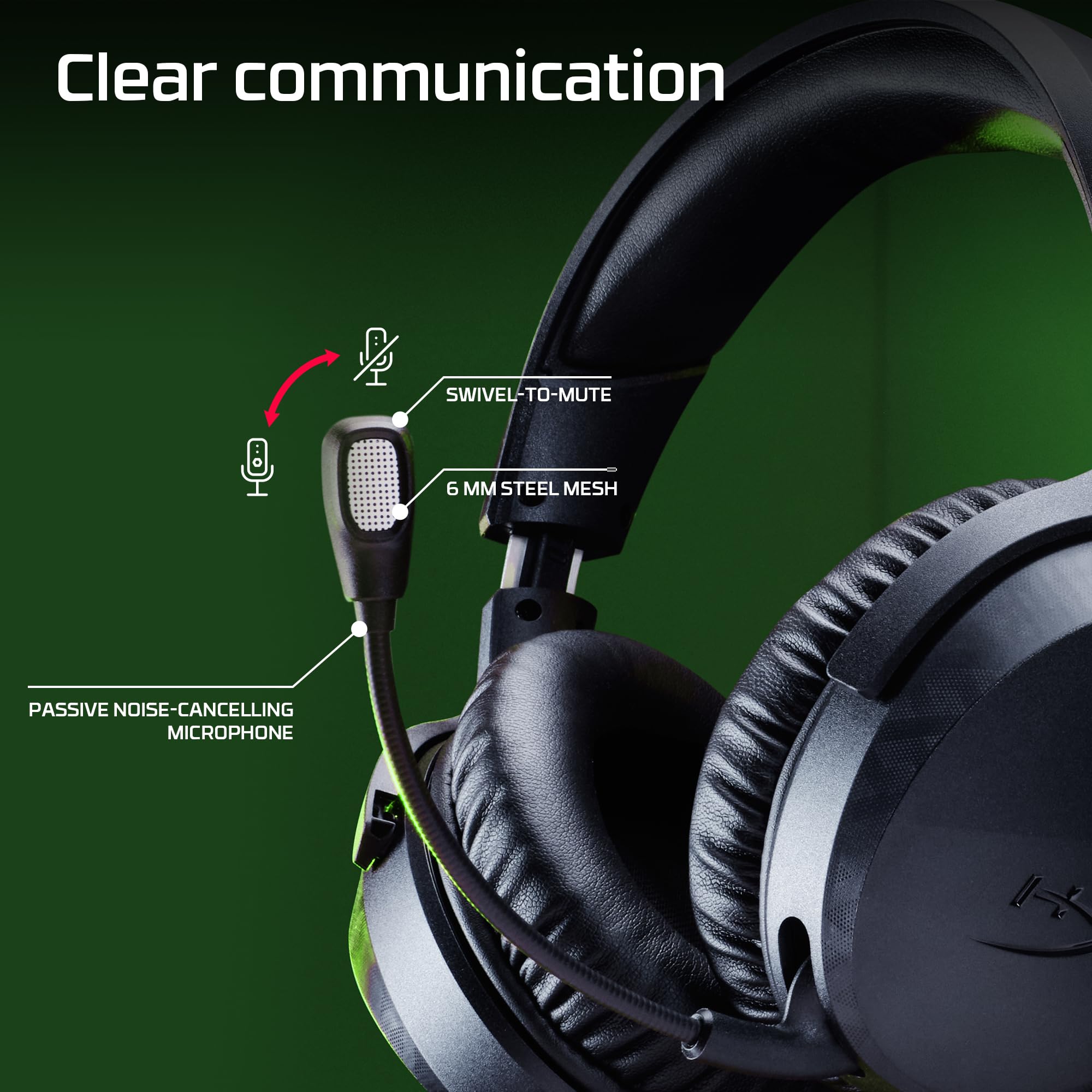 HyperX CloudX Stinger 3 Bezprzewodowe słuchawki do gier dla konsoli Xbox | Bluetooth 5.2 i 2,4 GHz, do 80 godzin pracy na baterii, sterowniki 50 mm, mikrofon, USB-A, czarny