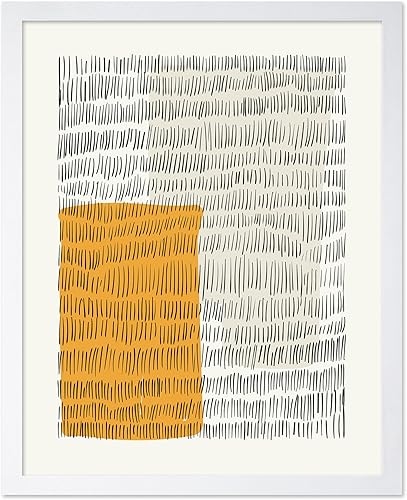 Miniatura 49 de Monem Art - Póster abstracto, impresión de dibujo de línea retro, arte moderno, arte negro y amarillo, arte moderno, arte bohemio elegante, arte Sin