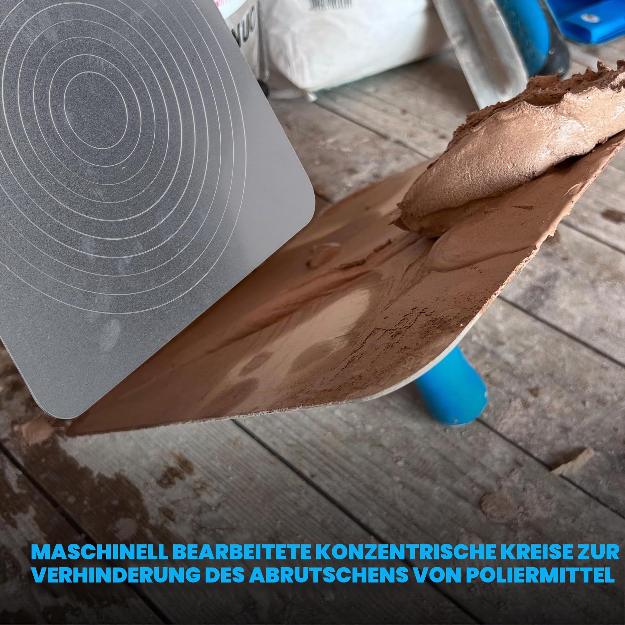 OX Tools OX Pro Hawk Handbrett zum Verputzen aus Aluminium - 330 x330mm
