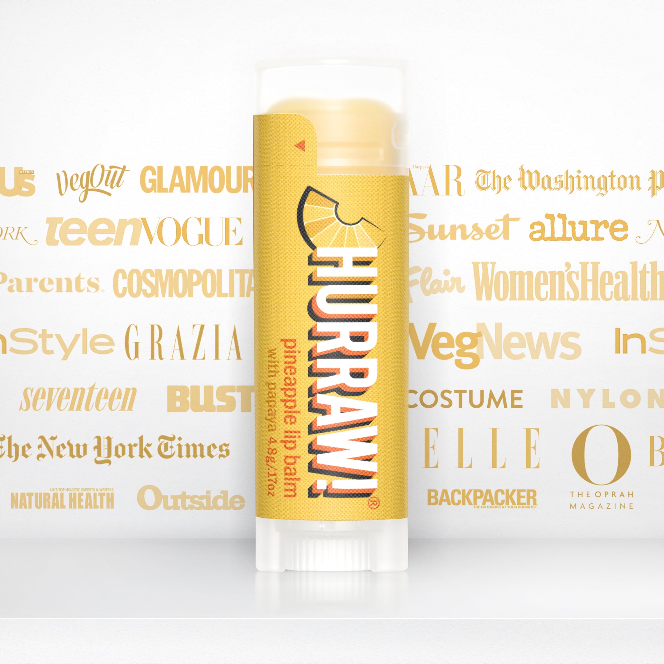 Hurraw Papaya Pineapple Ananas Aromalı Lip Balm