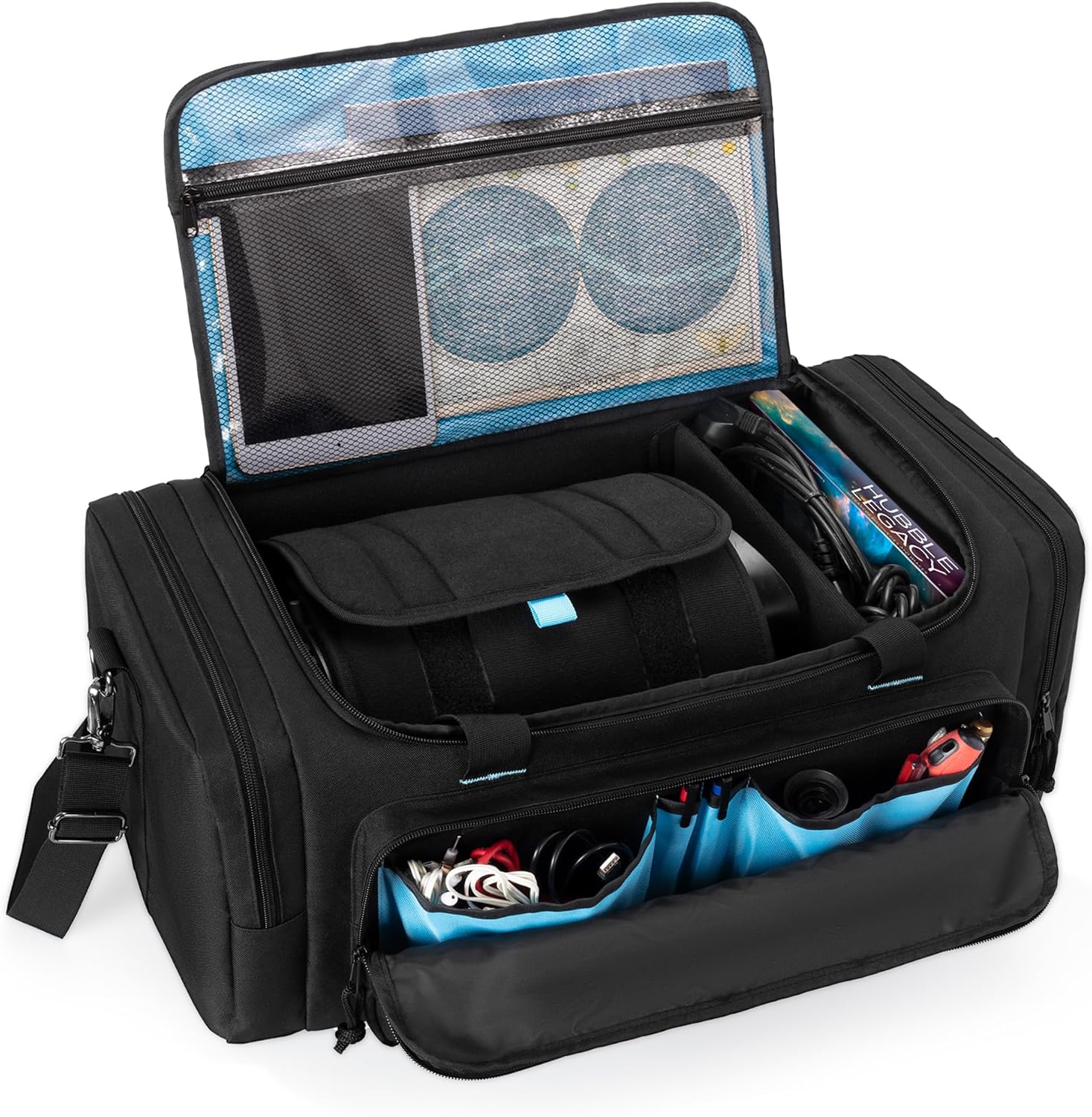 samdew Telescope Tube Bag for 4", 5", 6" and 8" Optical Tubes, Telescope Carrying Case Compatible with Celestron NexStar SE Optical Tube and more, Multiple Pockets & 3 Carrying Ways, Bag Only