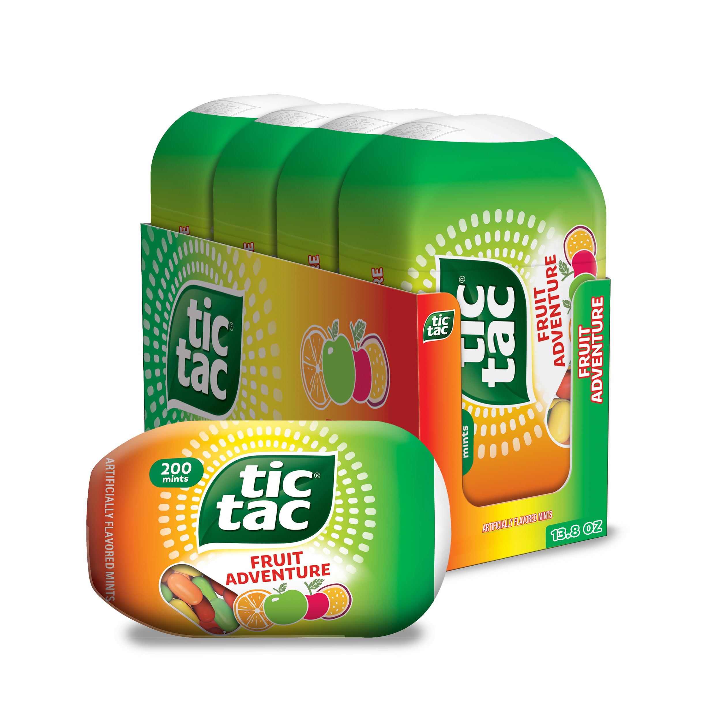 Amazon.com : Tic Tac Citrus Adventure Mints, Bulk 4 Pack, Travel