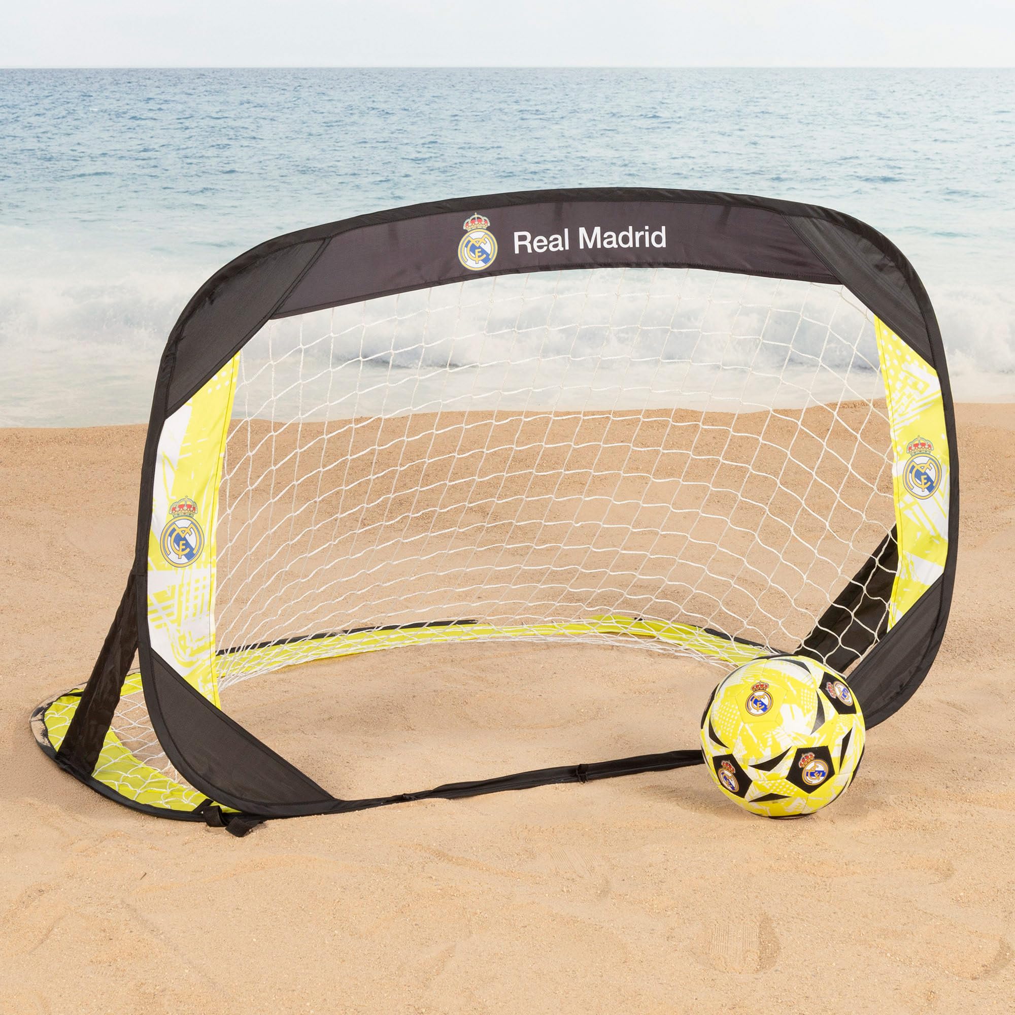COLORBABY Set 2 porterías fútbol Pop-up 120 x 80 x 80 cm Incluye Bolsa de Transporte