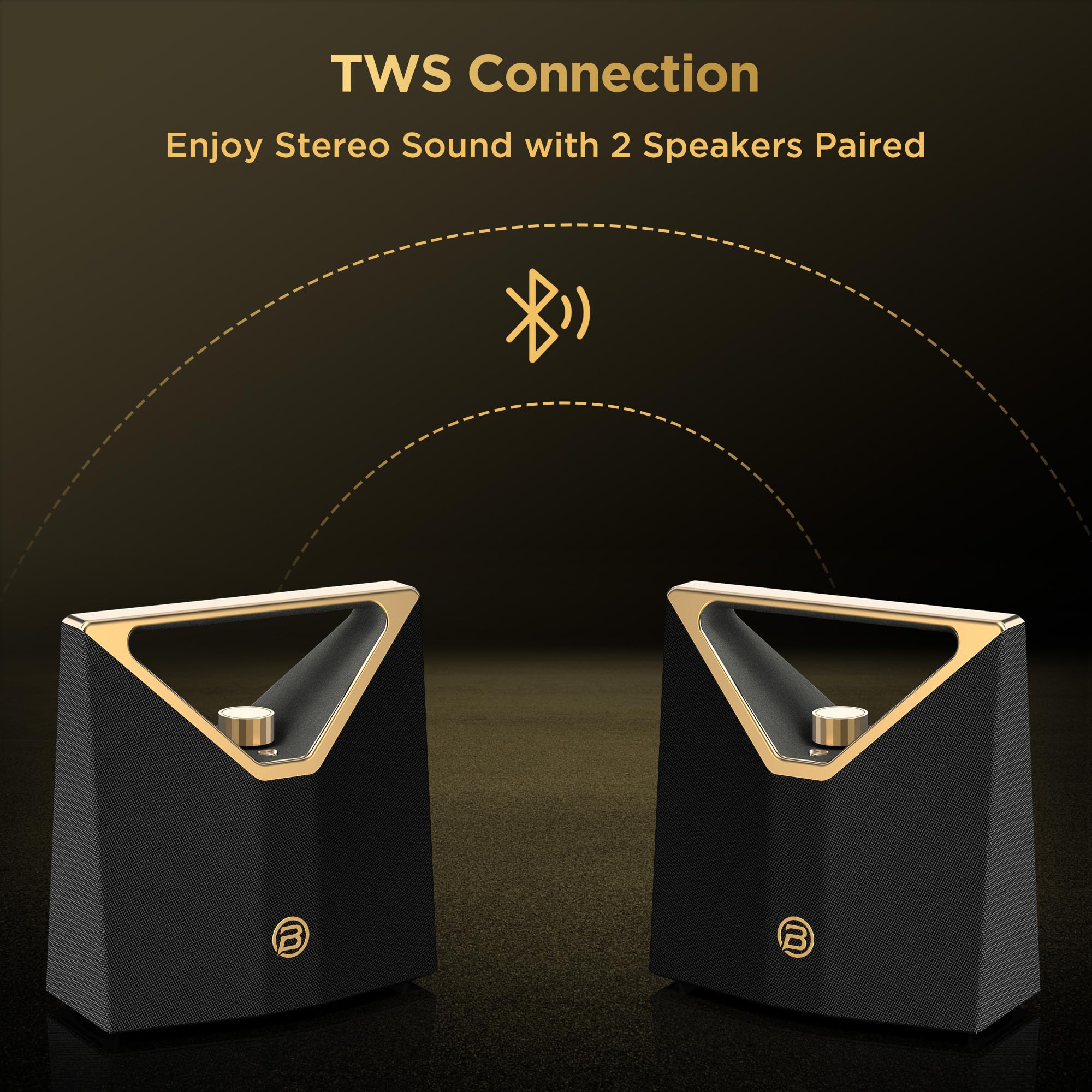 BUGANI Brief Plus - Altavoz Bluetooth potente y portátil, 80 W | Autonomía Reproducción 12 horas Subwoofer Soporta Funciones AUX/USB Altavoz externo para fiestas