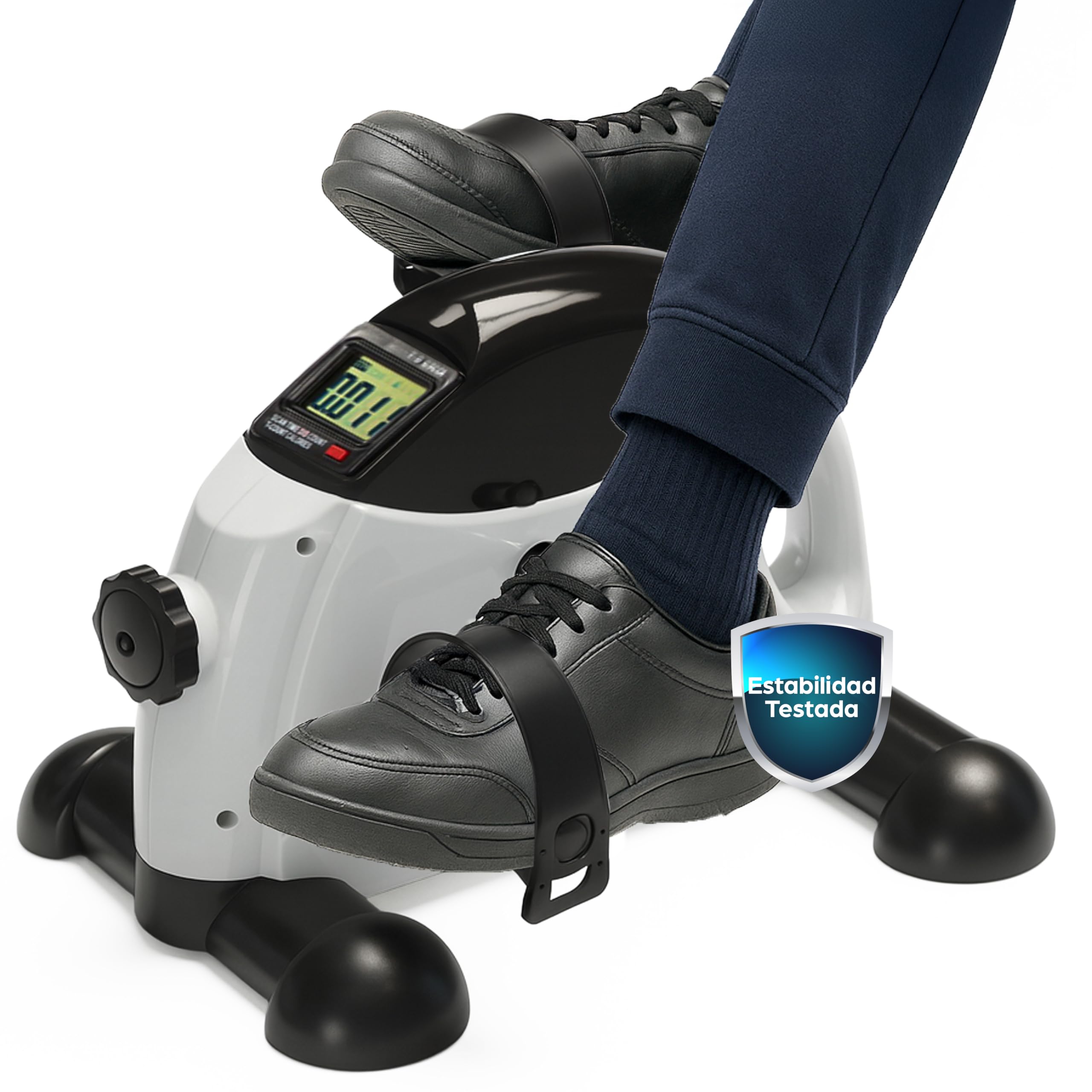 Pedales Estáticos Personas Mayores | Ejercicio en Casa | Pedaleador para Ancianos | Ejercitador de Piernas para Hacer Deporte Sentado | Mini Bicicleta de Gimnasia y Fisioterapia Fácil de Transportar
