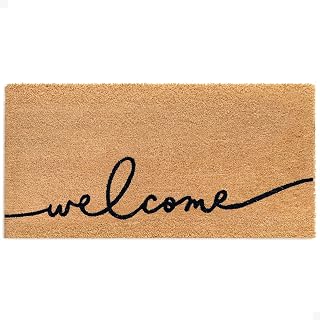 THEODORE MAGNUS Door Mat – Coir Doormat for Outdoor Entrance, Durable Welcome Mat with Non-Slip Backing, Perfect for Front Door and Entryway - Outdoor/Indoor - Grand Welcome - 24" x 48"