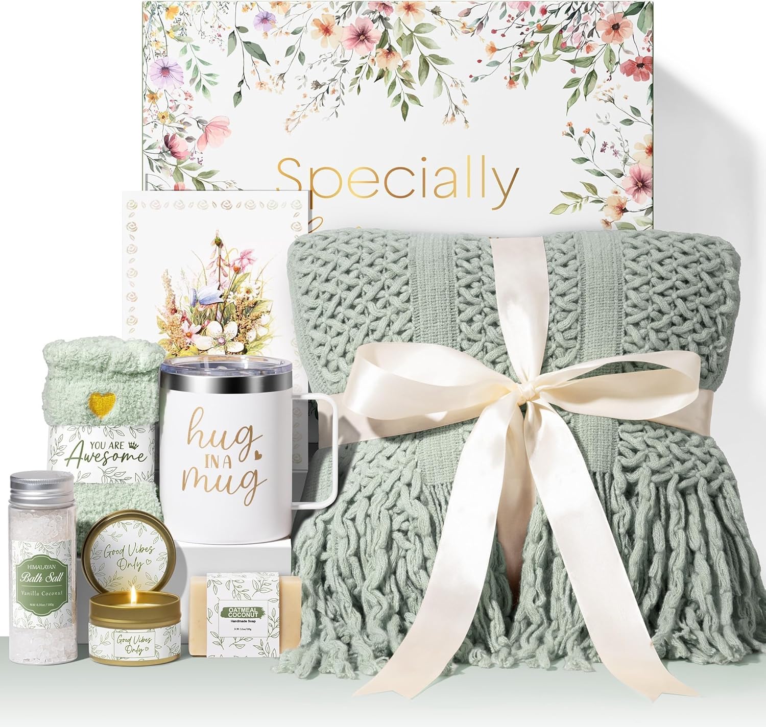 Self Care Gifts for Women Get Well Soon Gifts, Birthday Gifts for Women Care Package, Sympathy Gift Baskets Spa Gifts Th