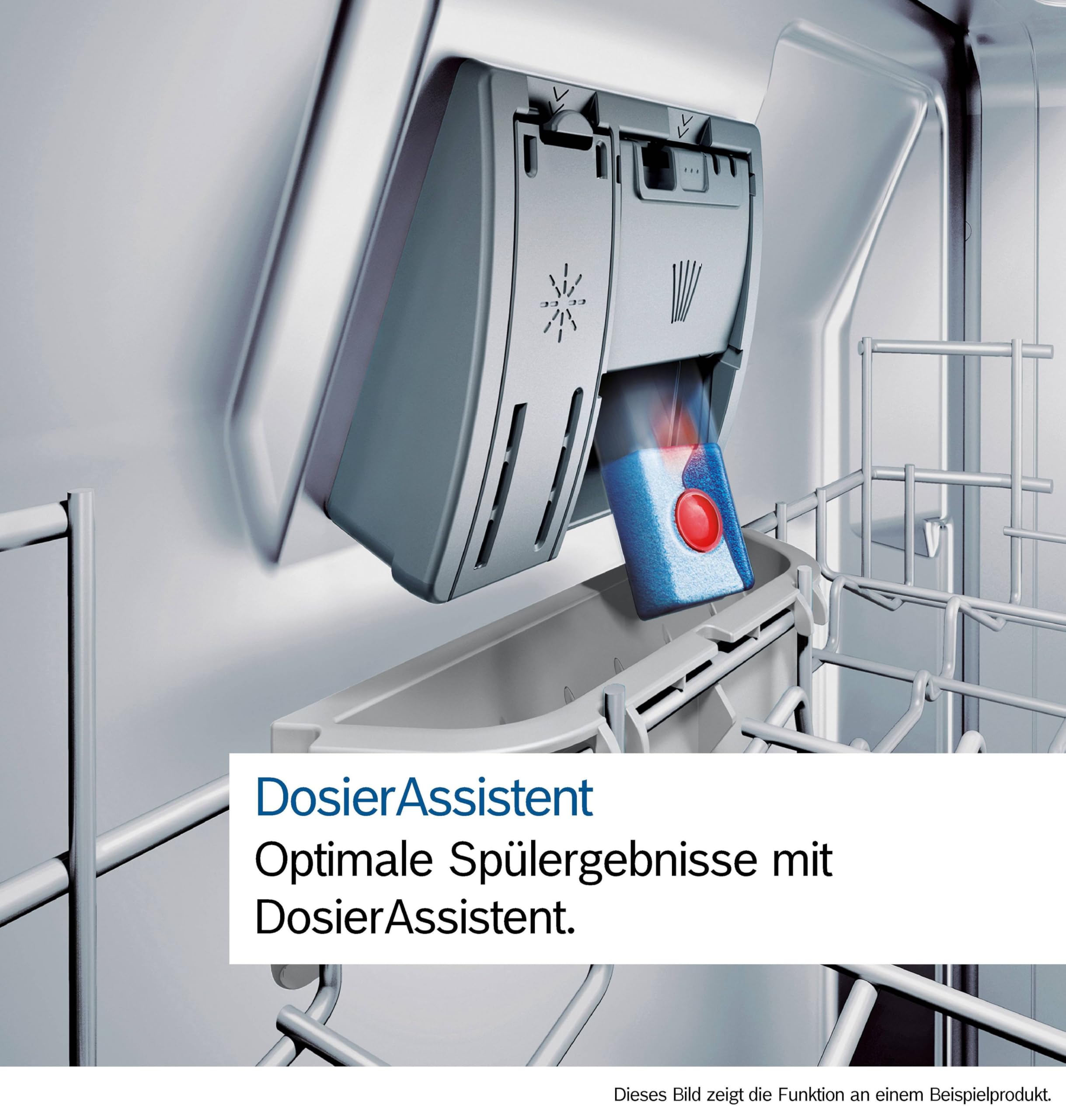 Bosch SMI4EAS28E Serie 4 Teilintegrierter Geschirrspüler 60 cm Edelstahl, leise, SpeedPerfect Plus