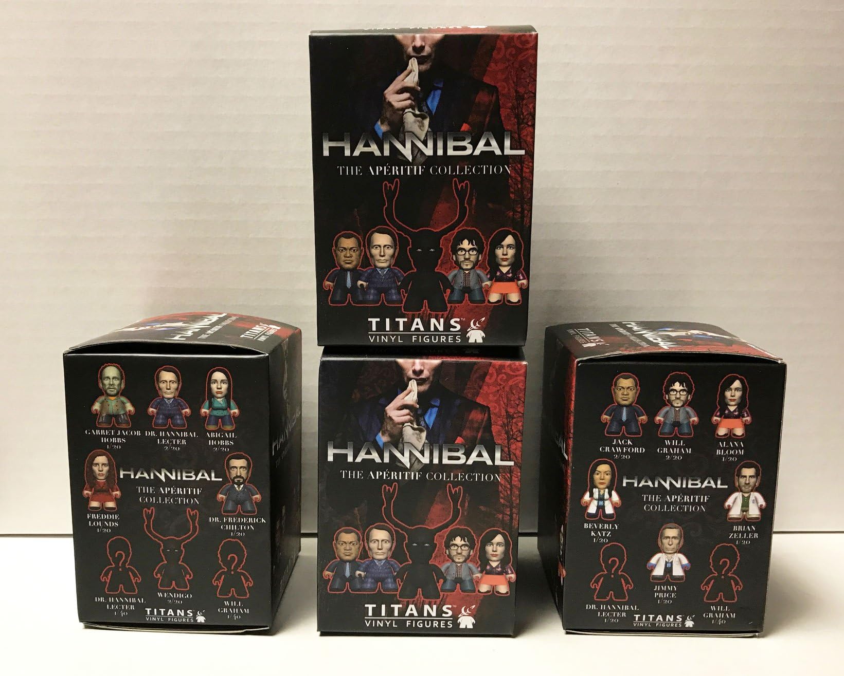 Hannibal TV The Aperitif Collection Random 4 Boxes Mini-Figure by Titans Vinyl Figures