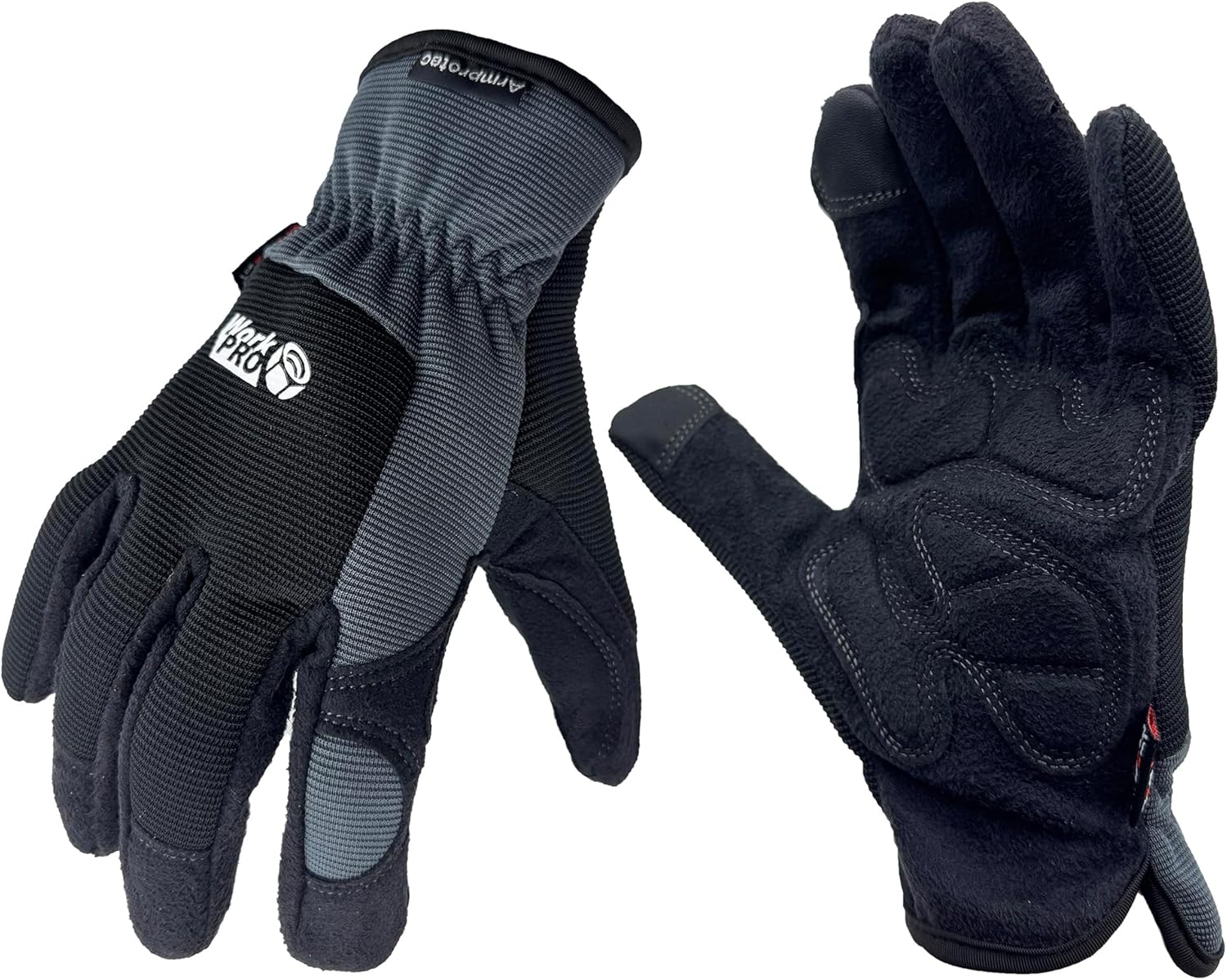 SKYDEER Mens Work Gloves, Touch screen Utility Mechanic Gloves, Flexible Breathable Fit and Padded Knuckles & Palm Protection (SD8821/M)
